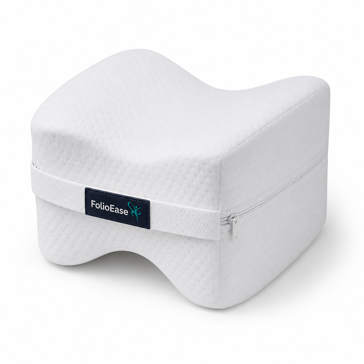 Ergonomic memory foam knee cushion