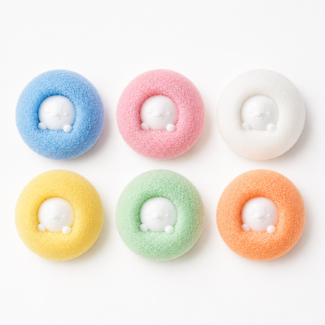 Washing Machines 6pcs Sponge Fur Remover