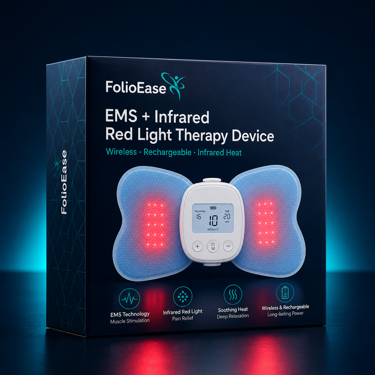 FolioEase 3-in-1 Back Pain Relief Pad